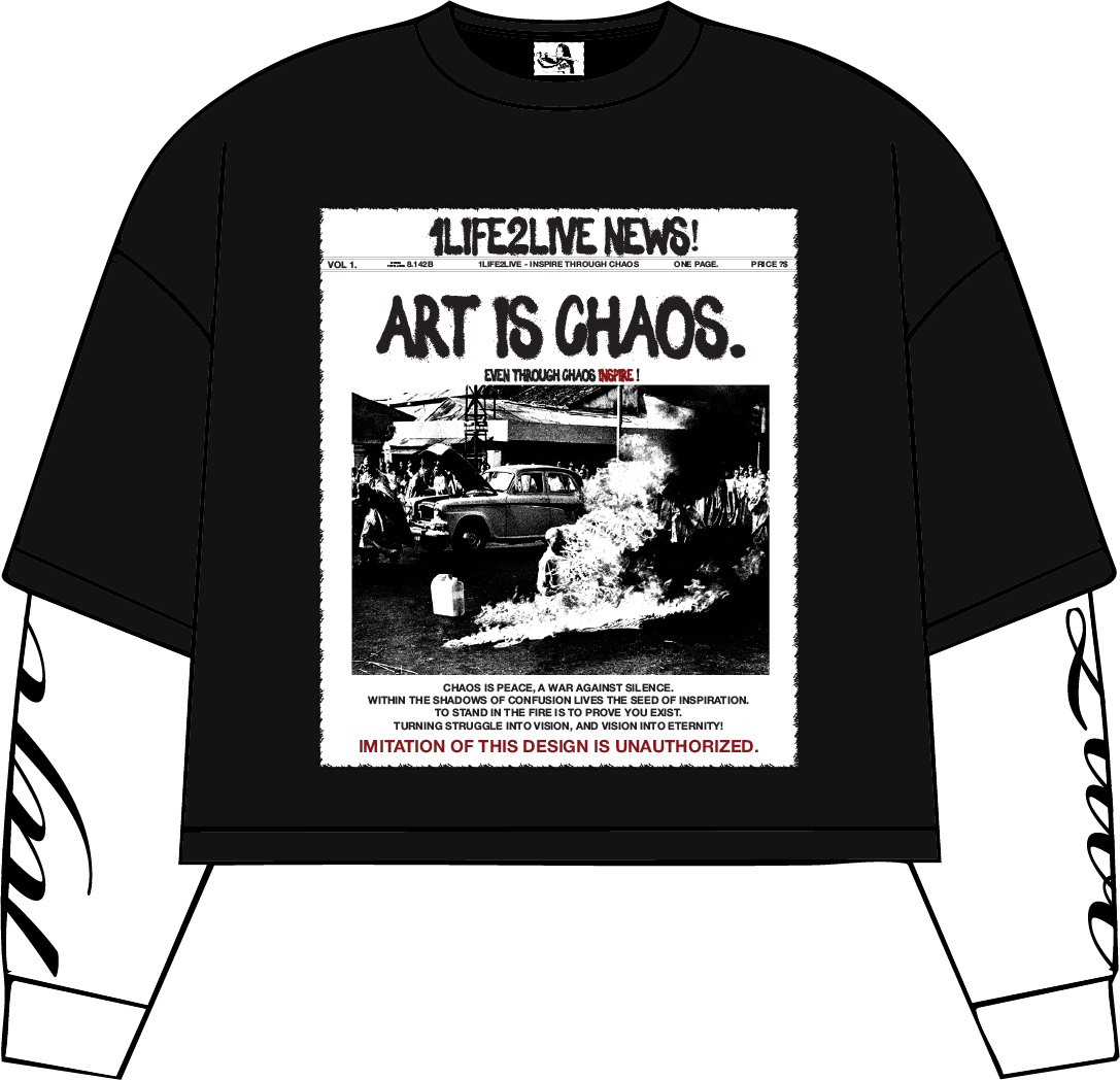 ART IS CHAOS TEE